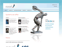Tablet Screenshot of novelusa.com